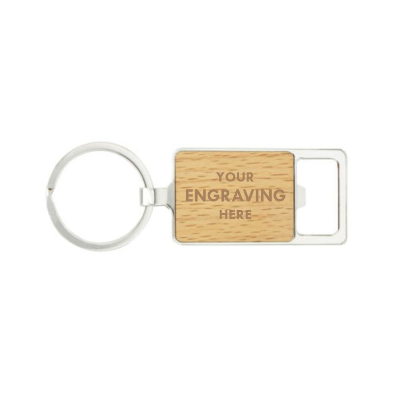 Timber Keychain Bottle Opener