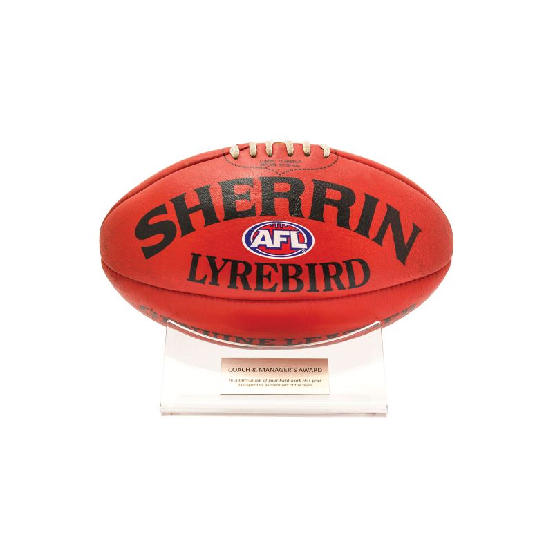 Acrylic AFL Ball Holder