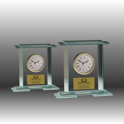 Empire Glass Clock