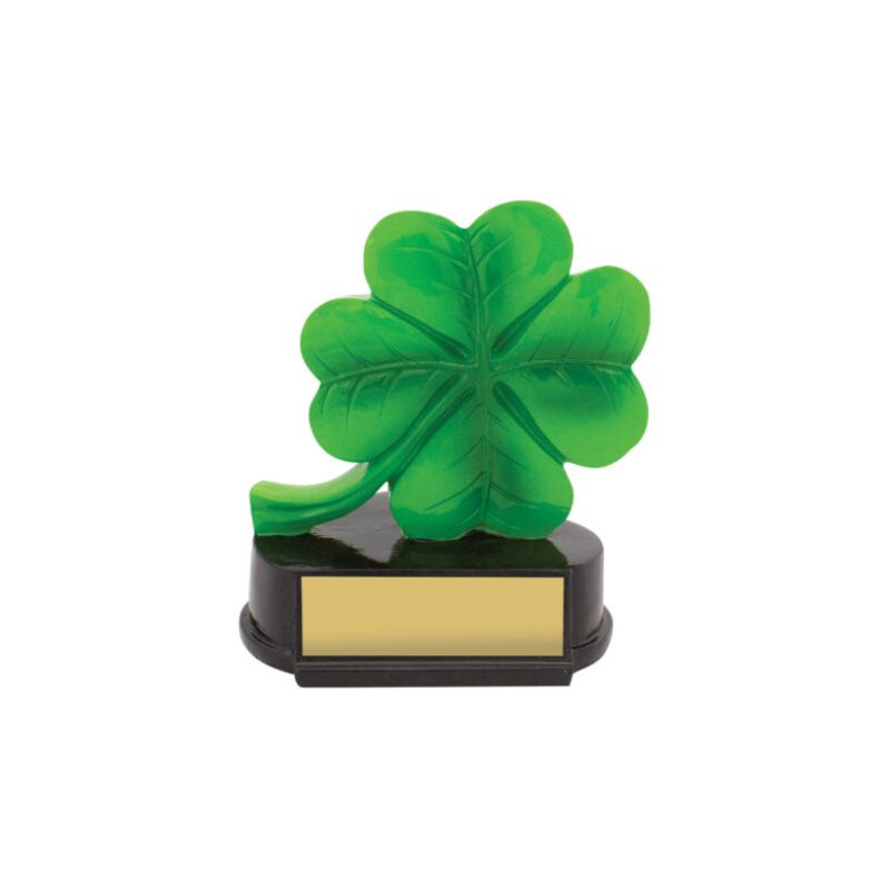 Four Leaf Clover Lucky Trophy