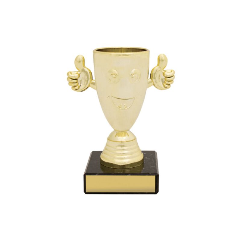 Happy Cup - Gold Character Trophy
