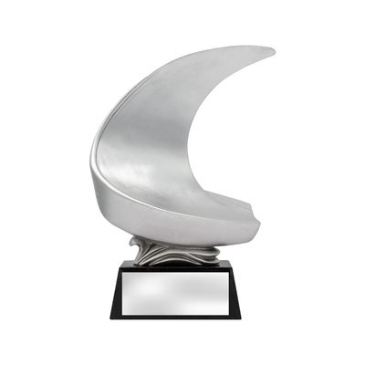 Abstract Boat Silver