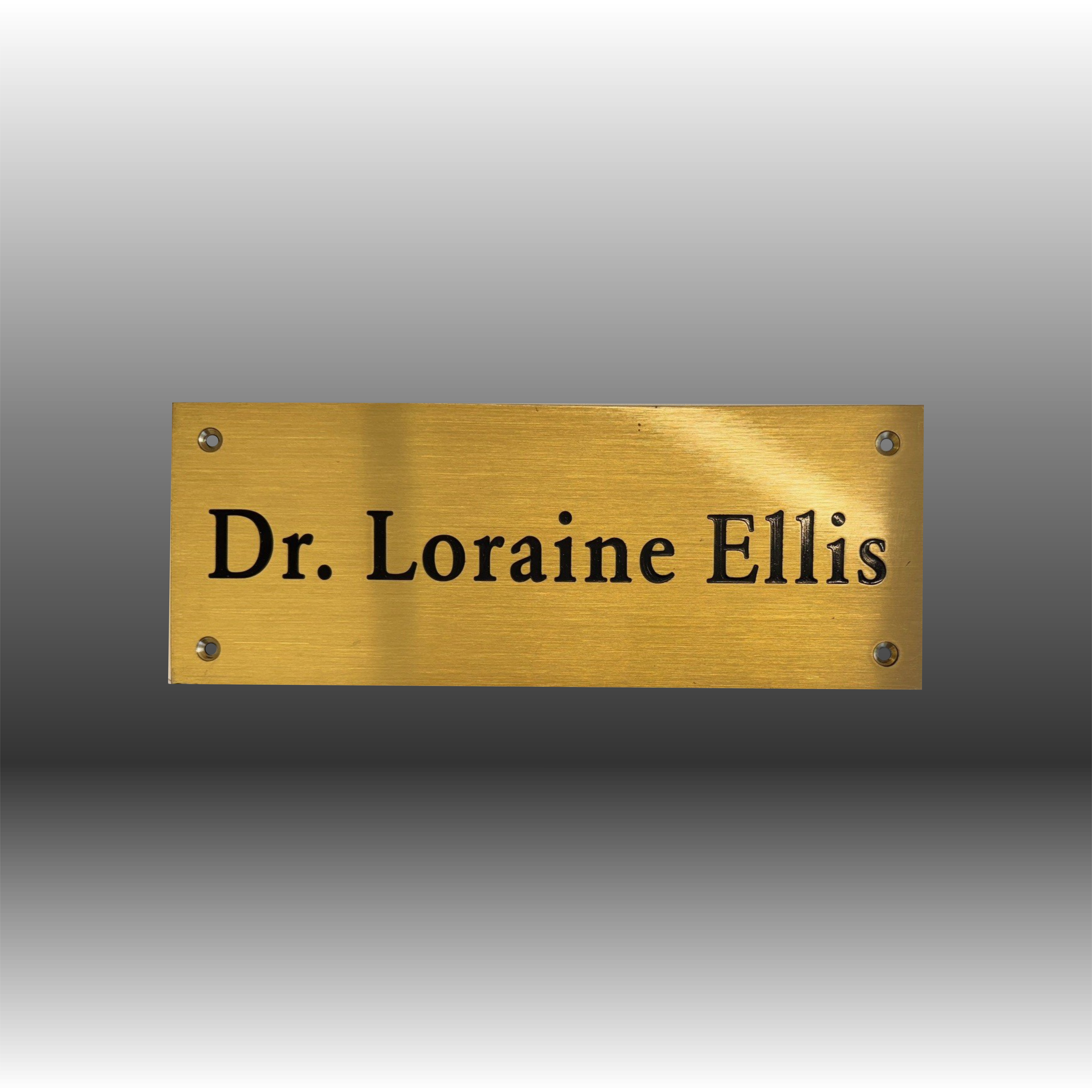 Brass Plaque - Custom Order
