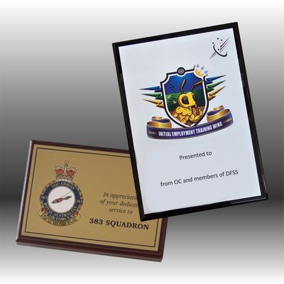 Custom UV Printed Military Plaque - 175mm Custom UV Printed Military Plaque - 175mm