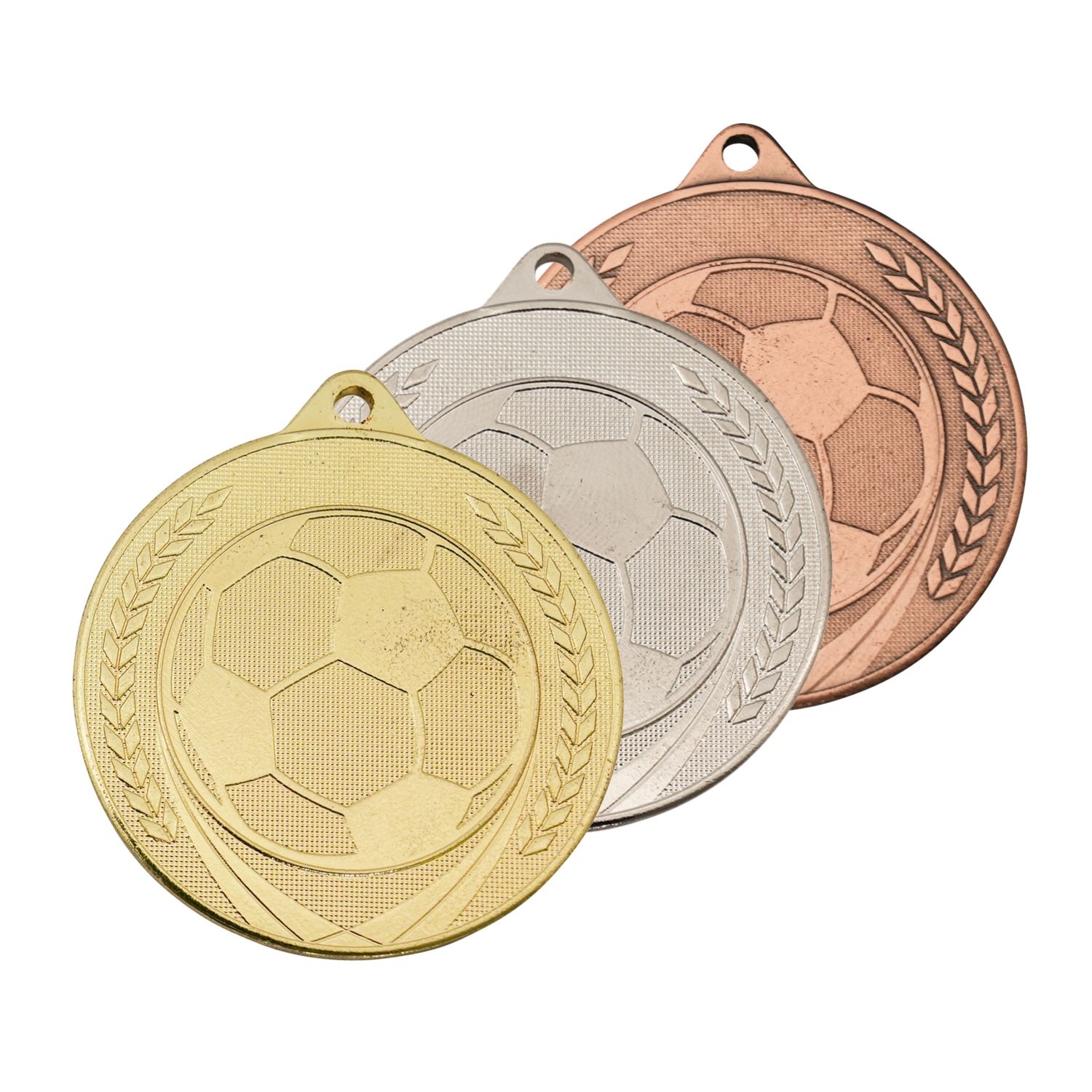 Budget Soccer Ball Medals - 50mm