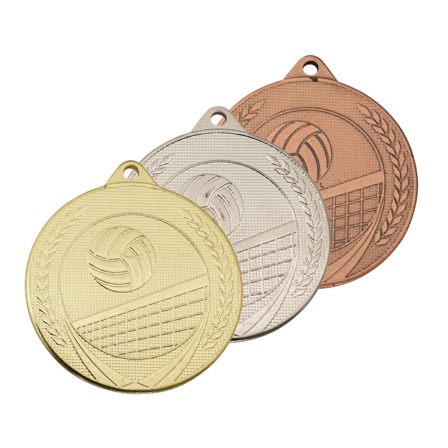 Budget Volleyball Medals - 50mm