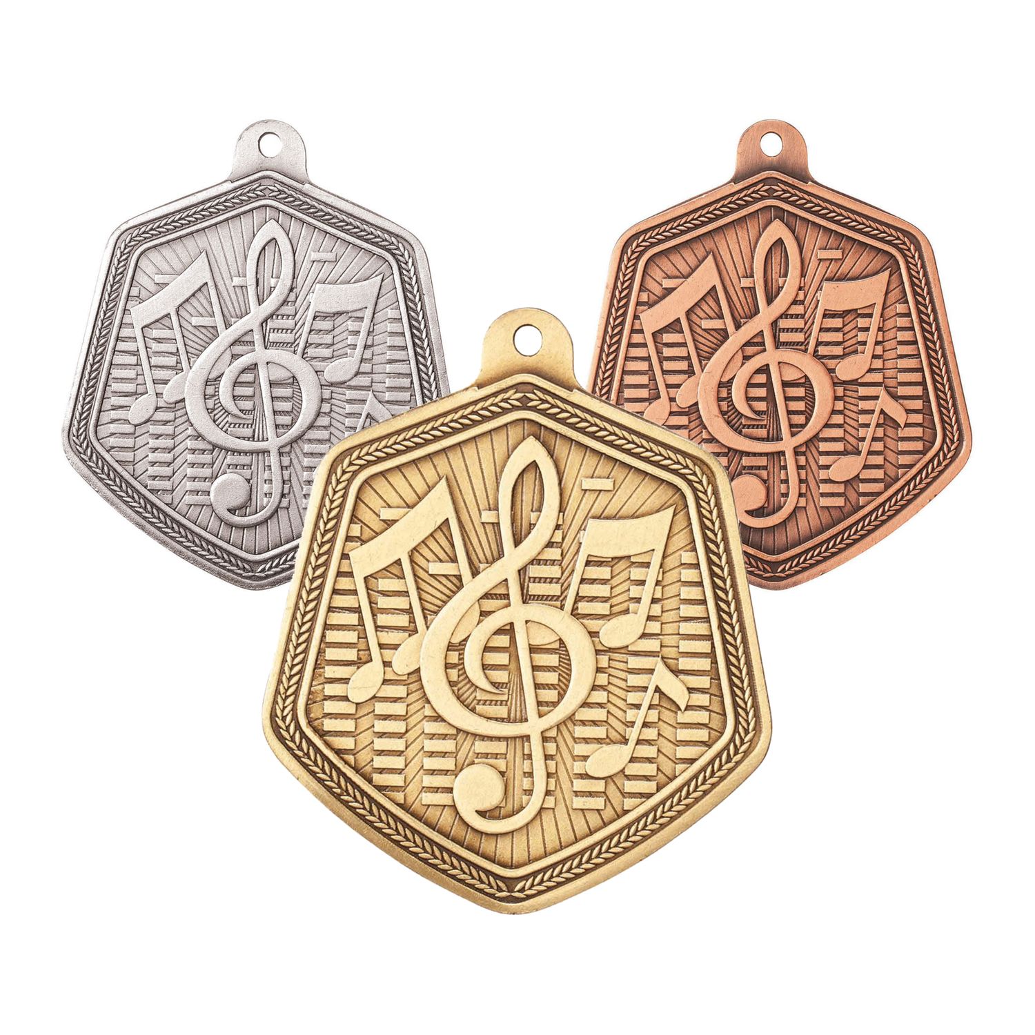 65mm Music Medals - Falcon