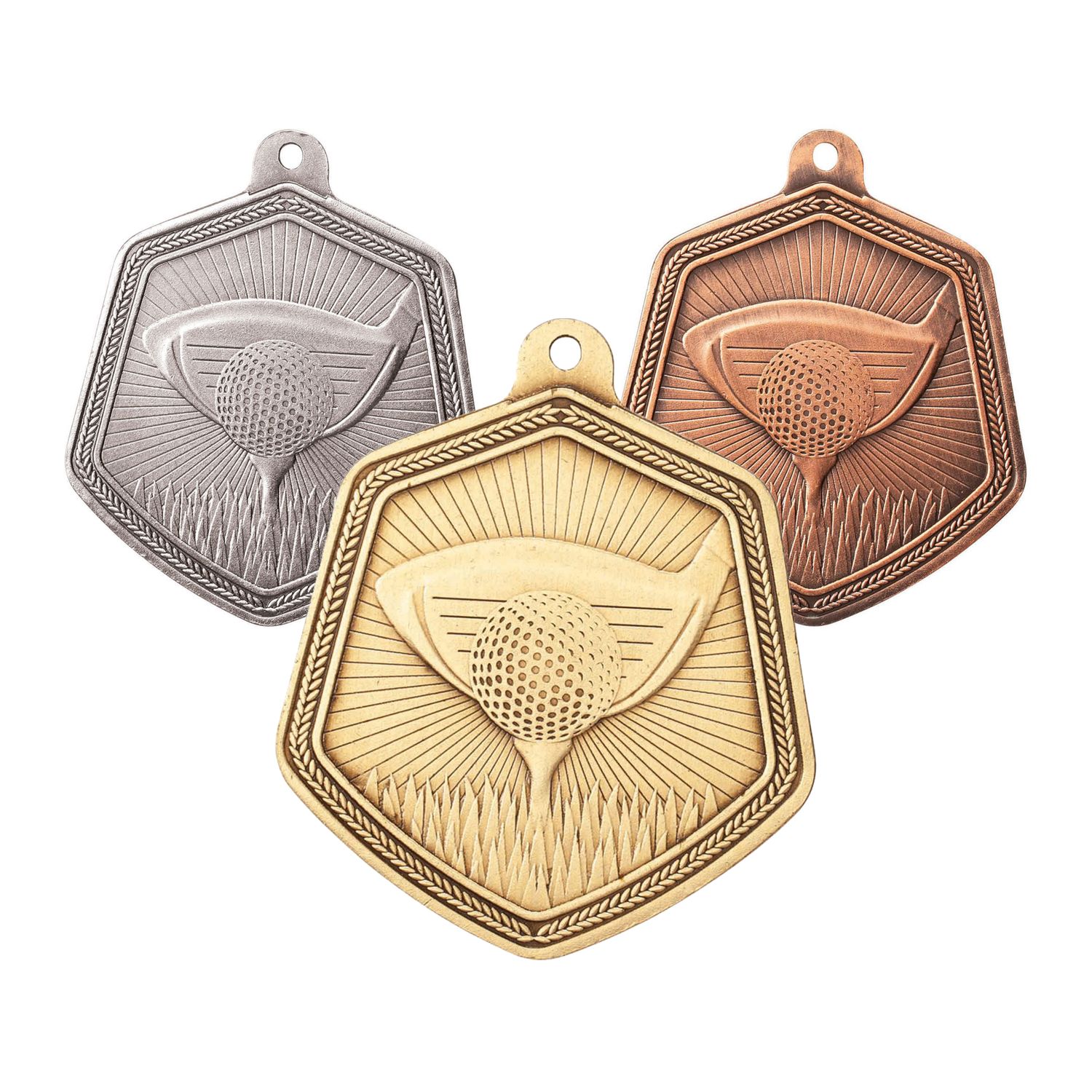 65mm Golf Medals - Falcon