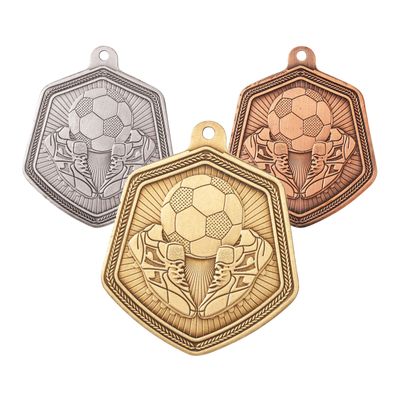 65mm Soccer Medals - Falcon