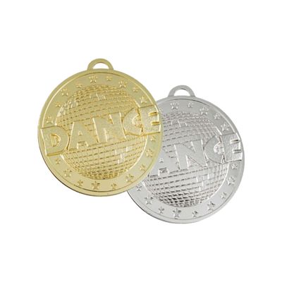 Glitter Dance Disco Medal