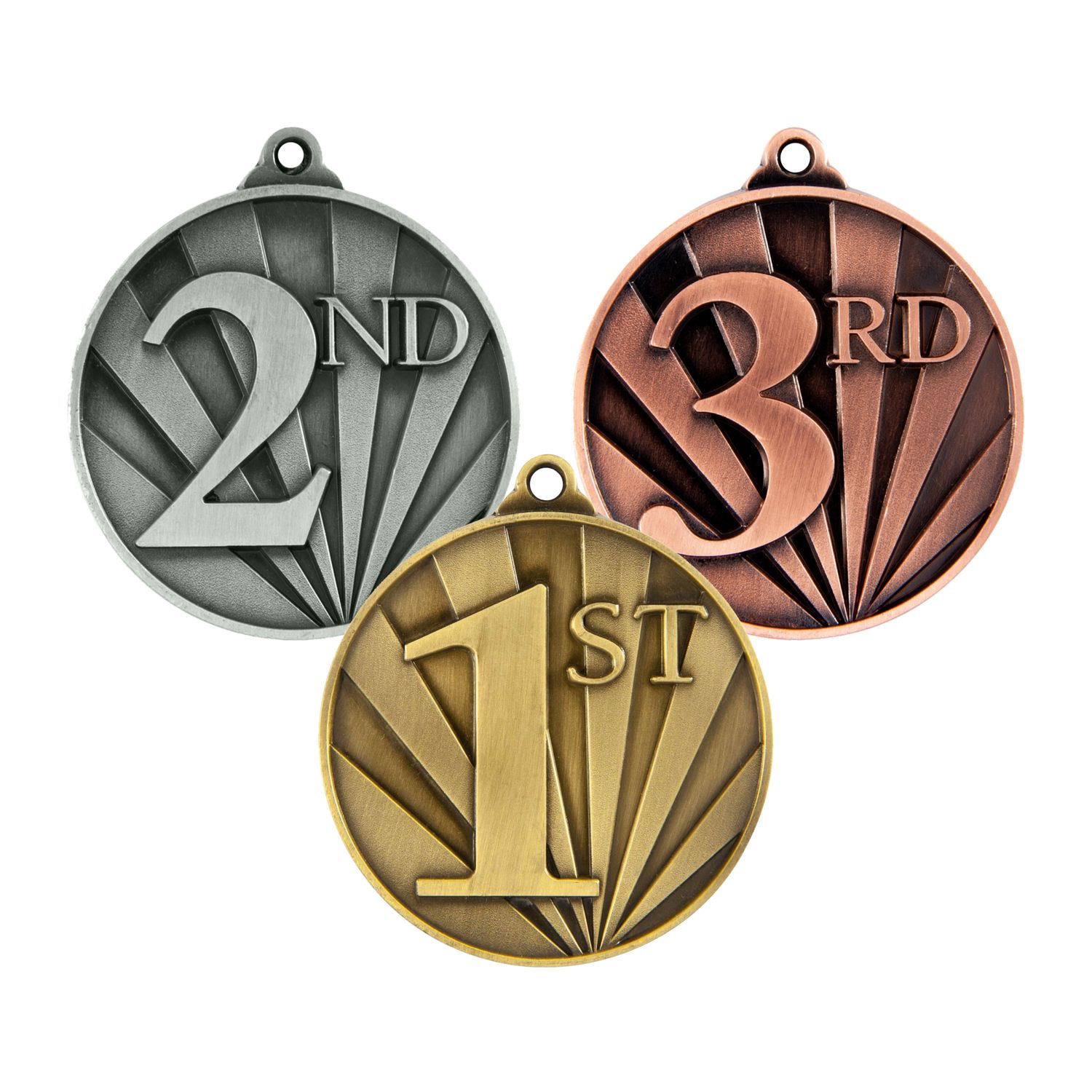 1st 2nd 3rd Medals - Sunrise