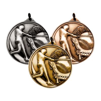 Sculptured Baseball Team Medals