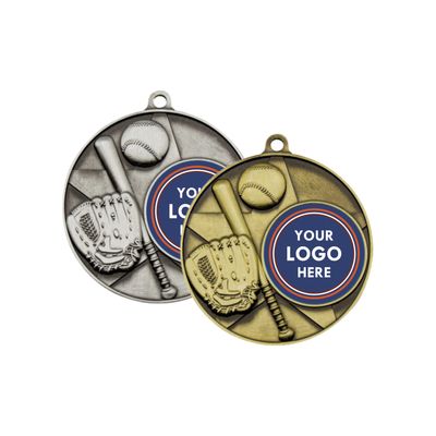 Baseball Club Logo Medals - Topline