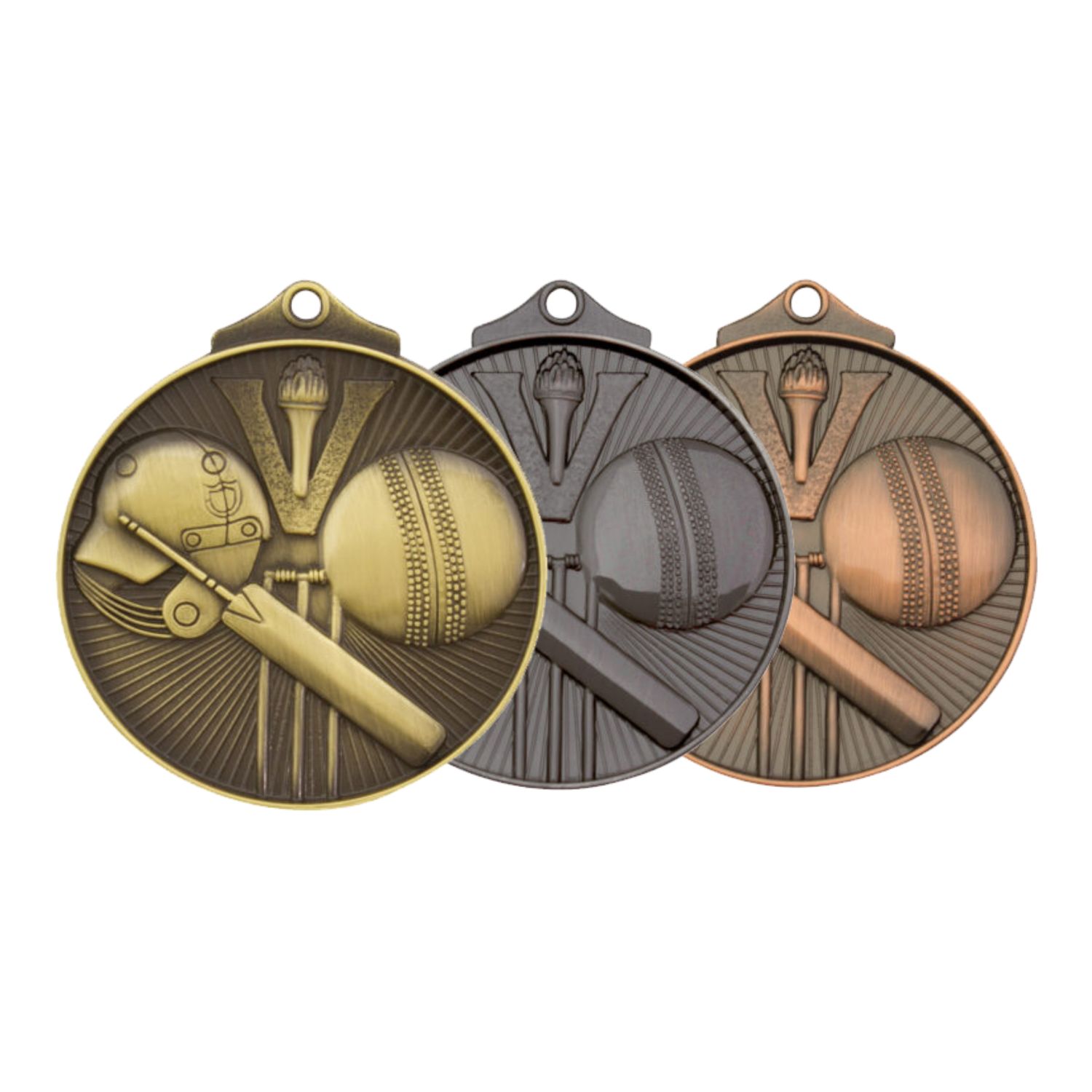 Cricket Players Medals - 52mm
