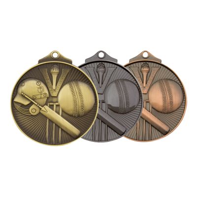 Cricket Players Medals - 52mm