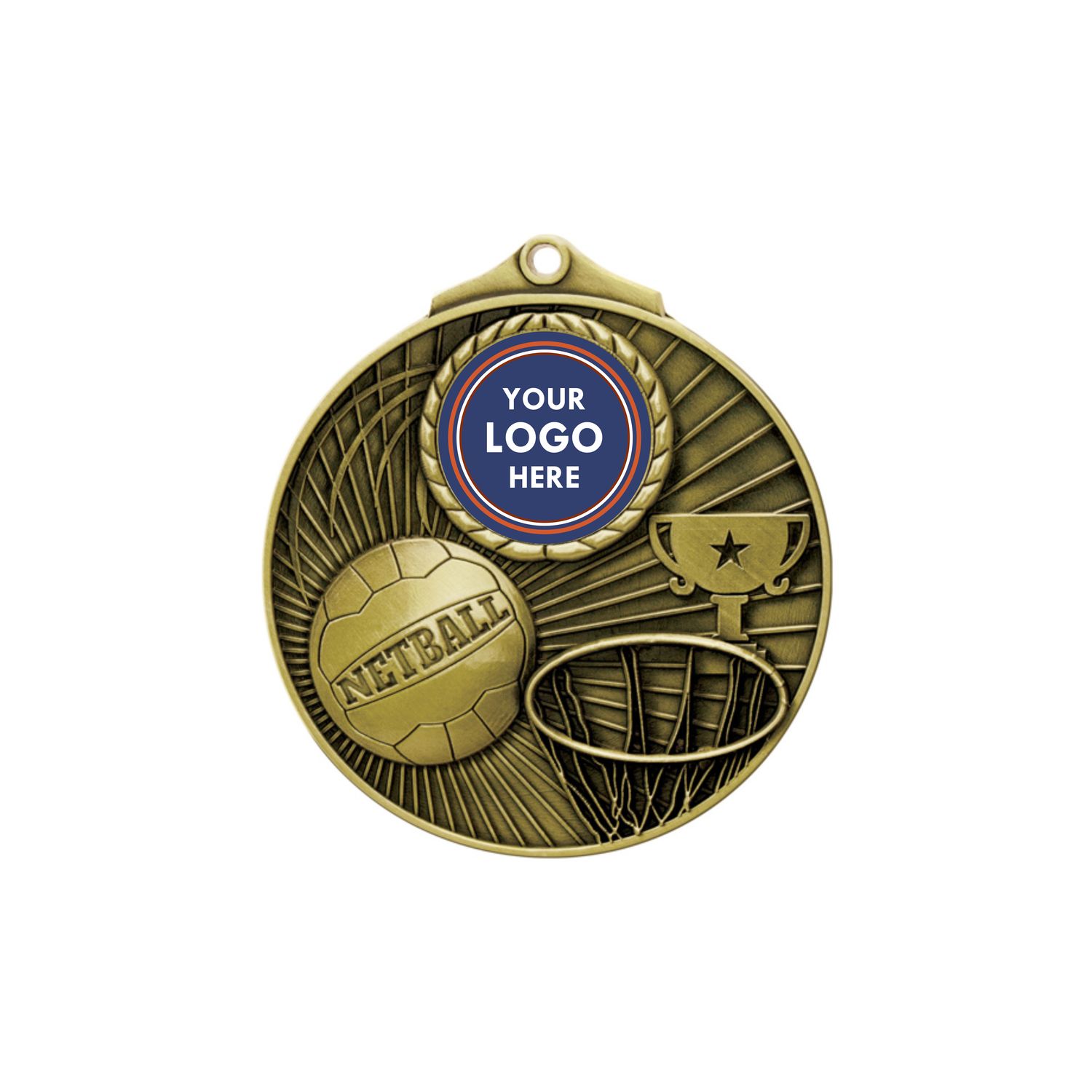 Netball Summit Medal - 70mm