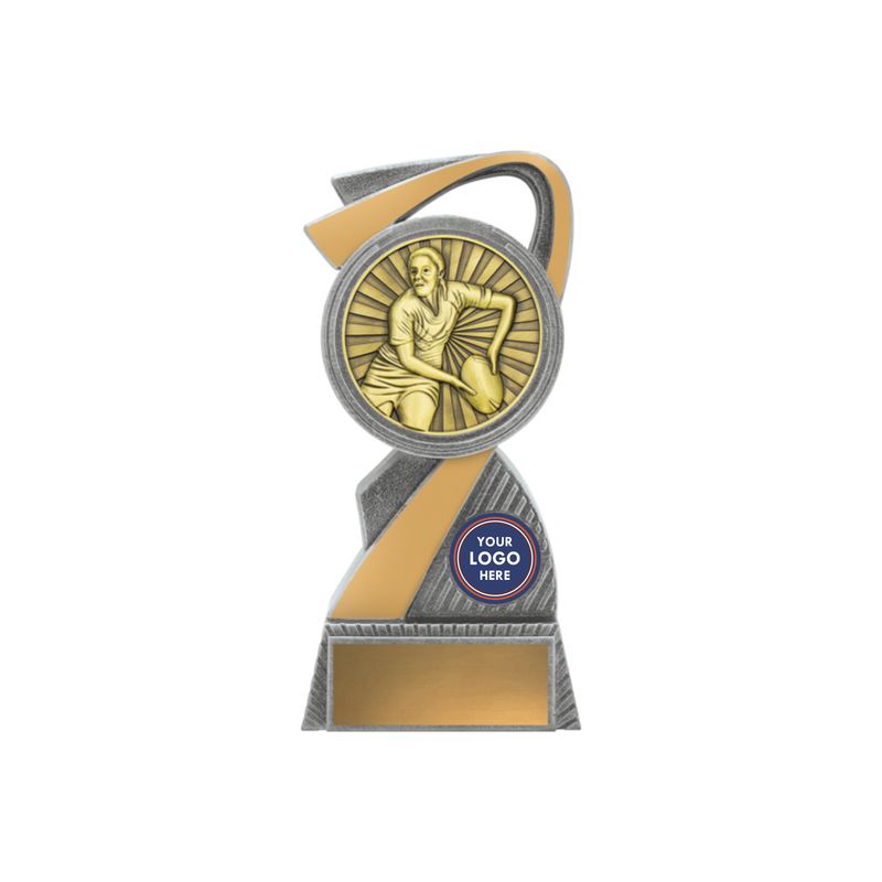 Arclight Gold Female Rugby Trophies