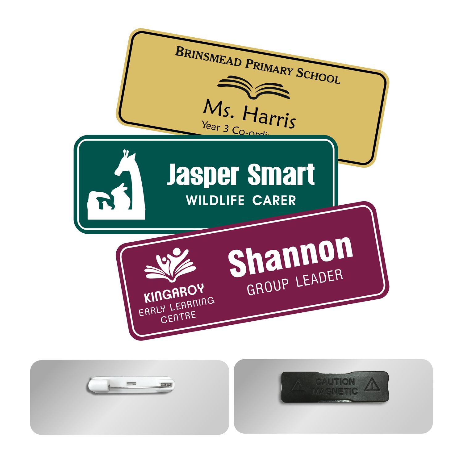 Lasered Name Badge 72 x 27mm