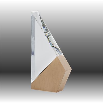 Crystal and Timber Triangle - Light Timber