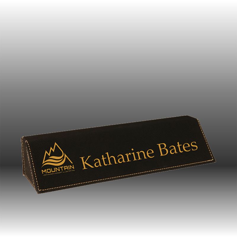 Leatherette Laserable Desk Wedge