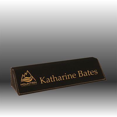 Leatherette Laserable Desk Wedge