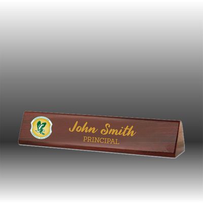 Wood Grain - Printed Desk Wedge