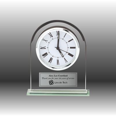 Glass Clock - Junee  LAST ONE