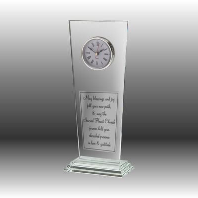Topmost Glass Clock