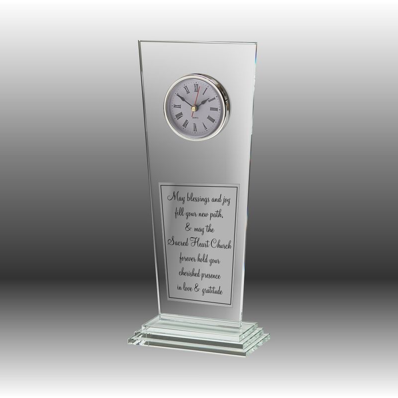 Topmost Glass Clock