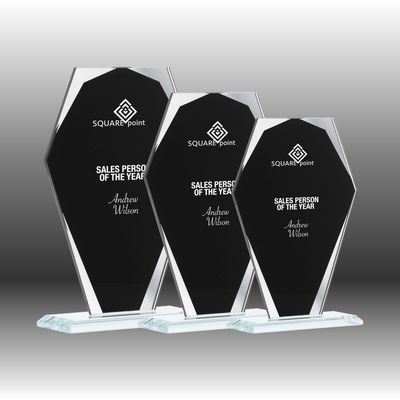 Black Silver Mirror Gem