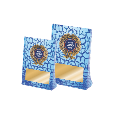 Rectangular Acrylic Stand - Blue