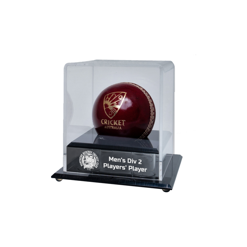 Acrylic Ball Holder - Cricket