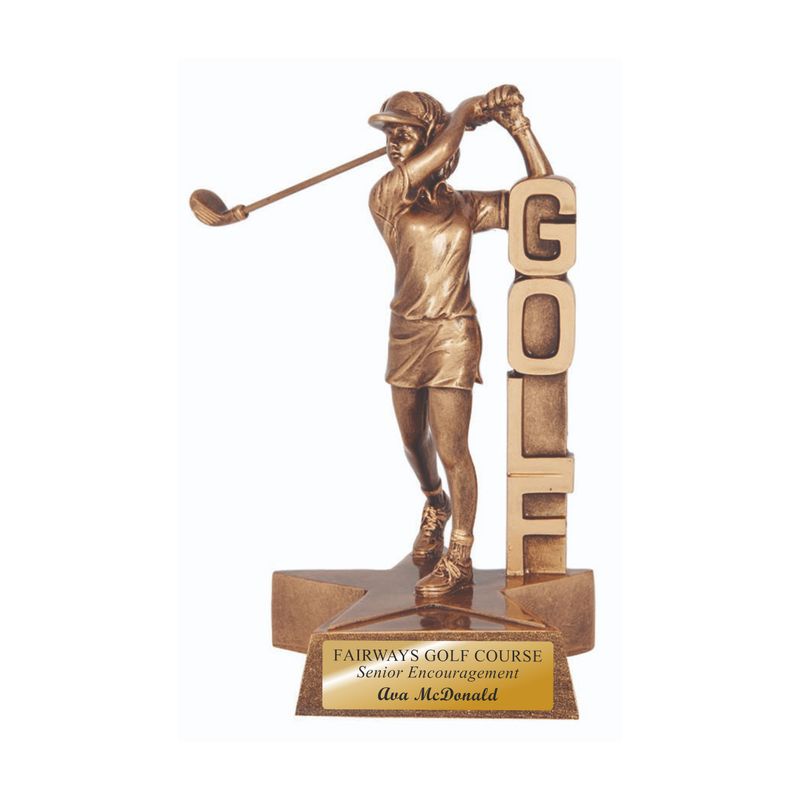 Golf Female Trophy