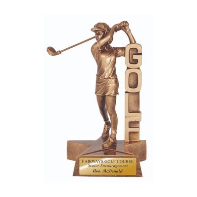 Golf Female Trophy