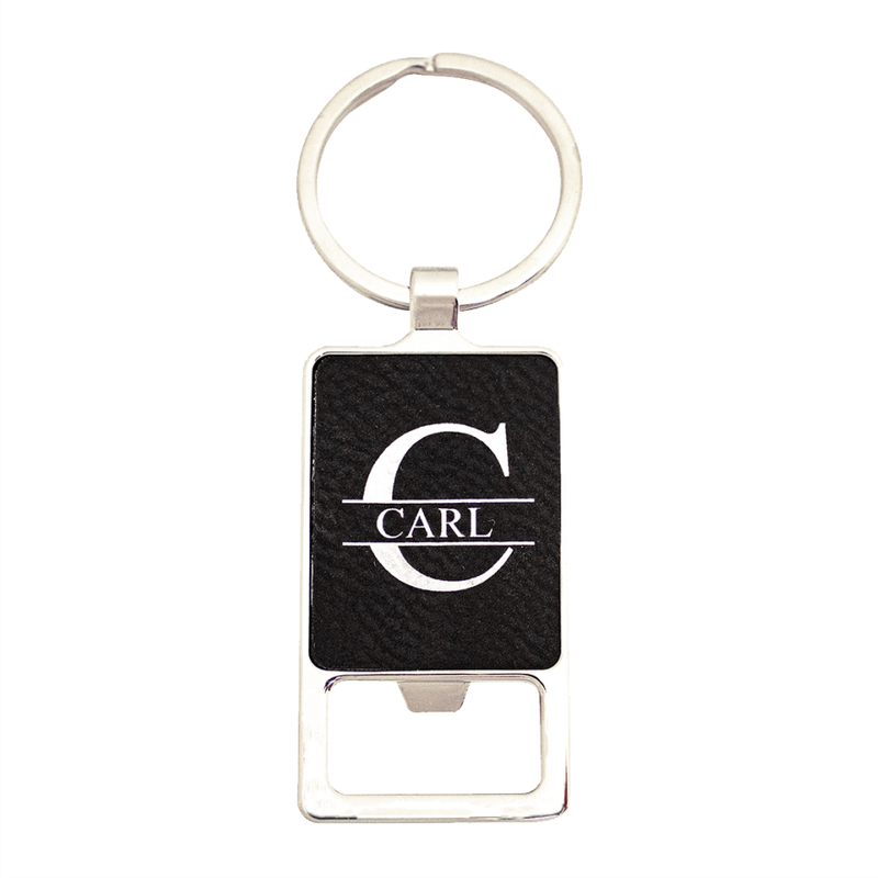 Black Leatherette Bottle Opener Black Leatherette Bottle Opener