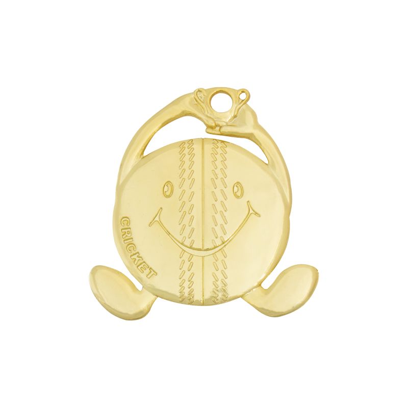 Cricket Smiley Medal - Novelty Cricket Smiley Medal - Novelty