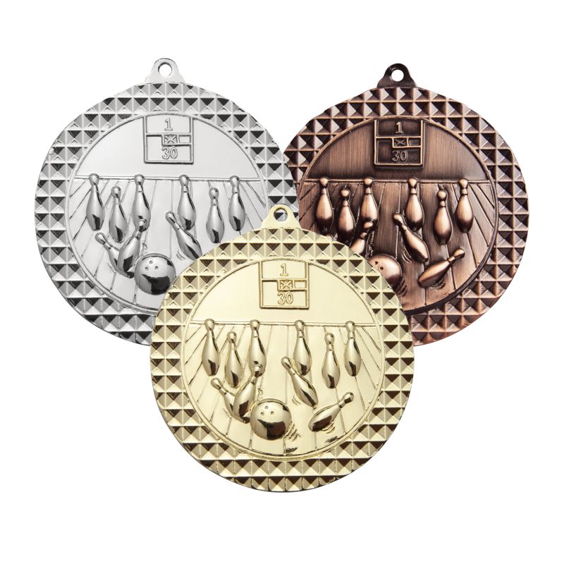 Tenpin Bowling 70mm Medal Tenpin Bowling 70mm Medal
