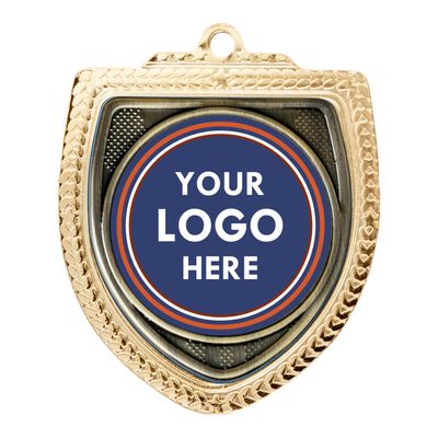 80mm Generic Shield Medal - MS0G