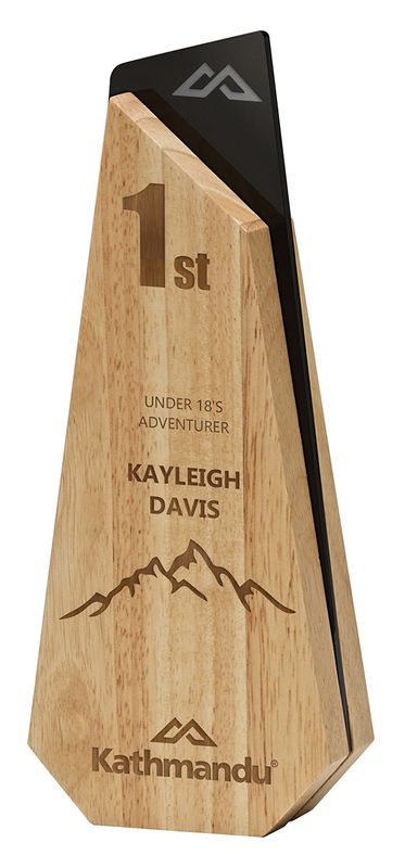Mawson Timber Peak with Black Acrylic