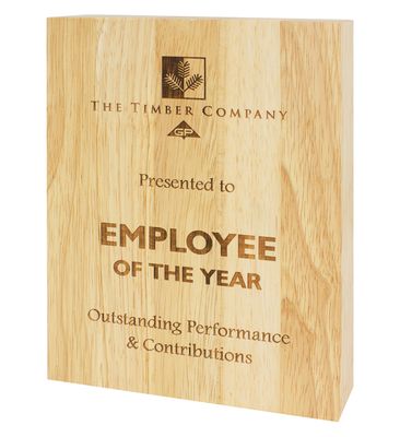 Block Timber Award Block Timber Award