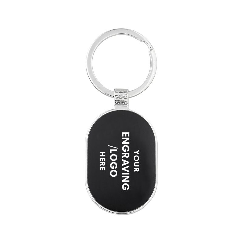 Engravable Oval Keychain Engravable Oval Keychain