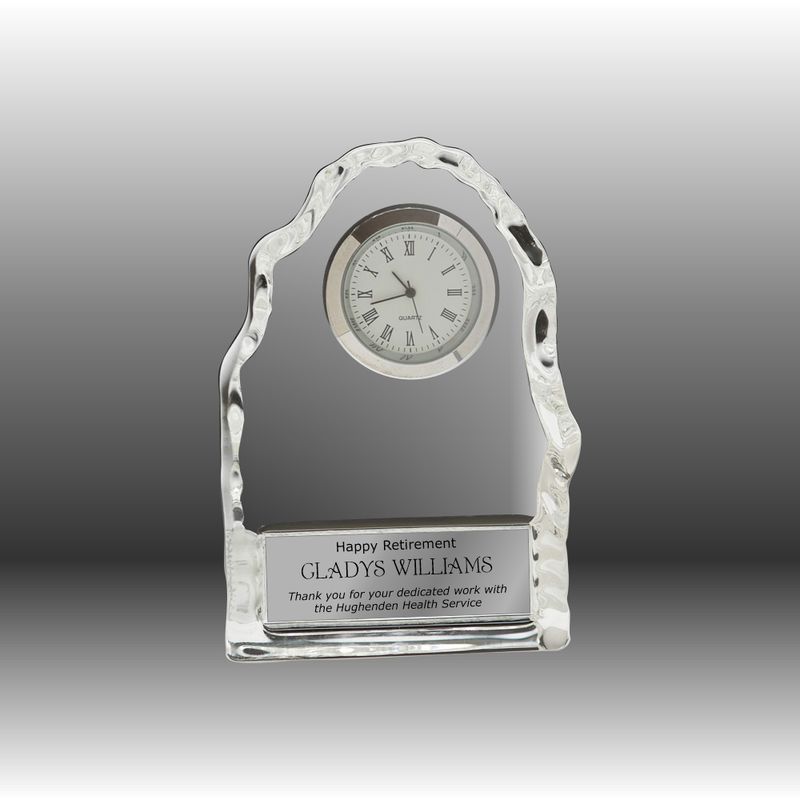 Iceberg Crystal Clock - Limited stock avail.