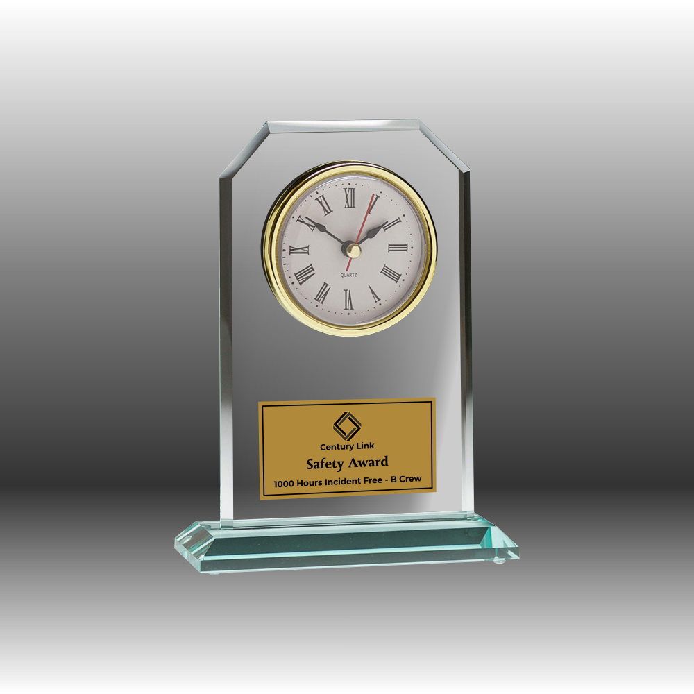 Oxford Glass Clock Oxford Glass Clock