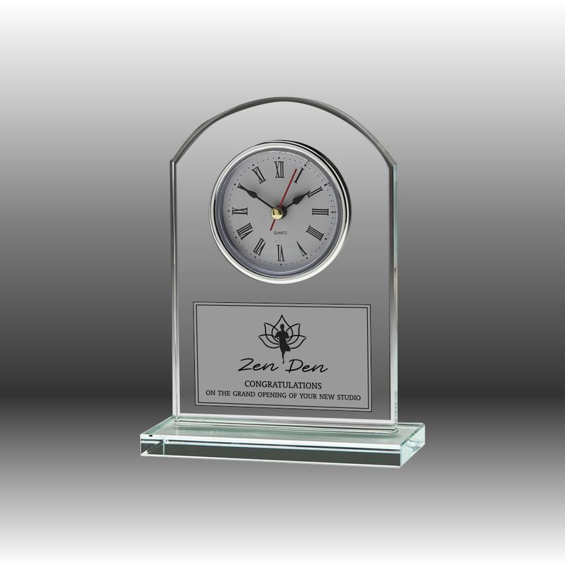 Executive Glass Clock Executive Glass Clock