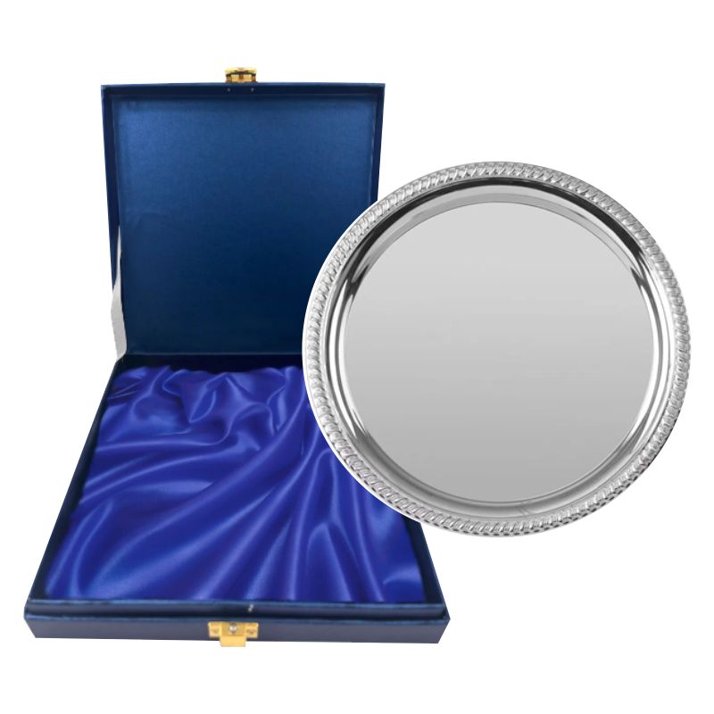 Silver Plated Tray with Gift Box