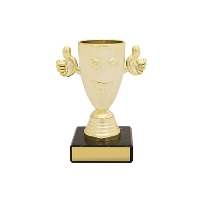 Happy Cup - Gold Character Trophy