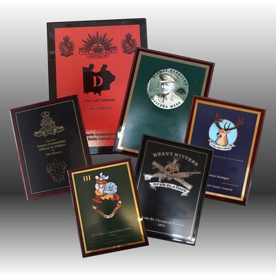 Reverse UV Print Military Plaque Reverse UV Print Military Plaque