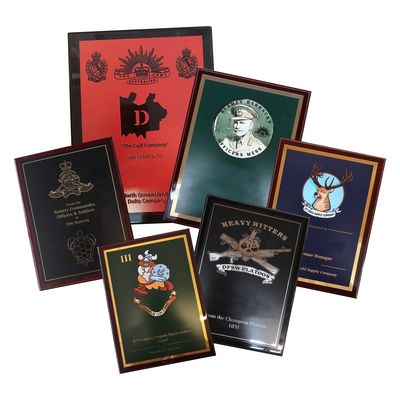 Reverse UV Print Military Plaque Reverse UV Print Military Plaque