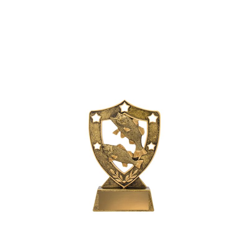 Fishing Shield Series Trophy Fishing Shield Series Trophy, Size: 135mm - 503