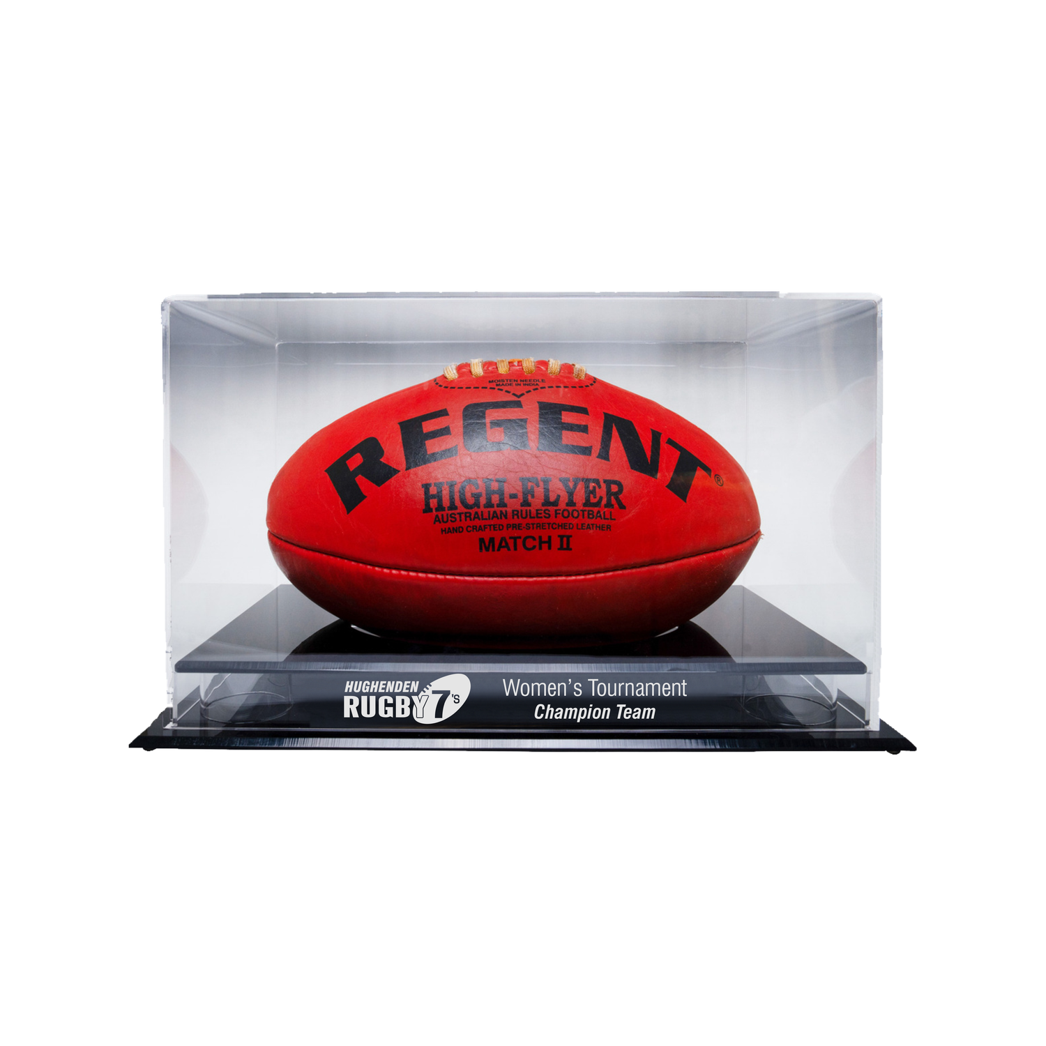 Acrylic Ball Holder - Rugby AFL Acrylic Ball Holder - Rugby AFL